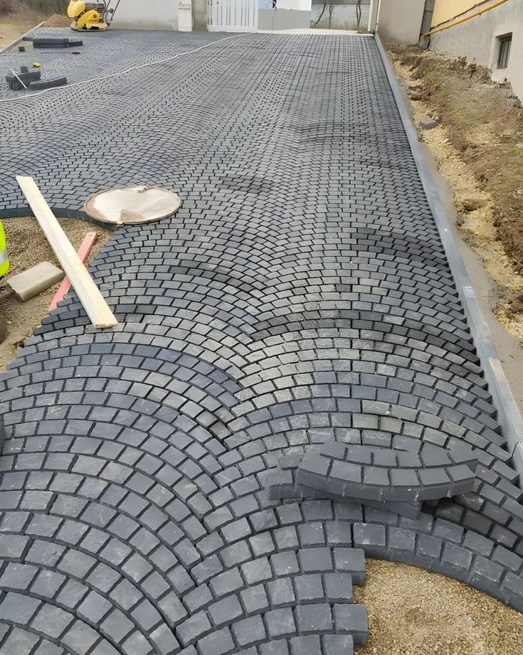 Curved Driveway