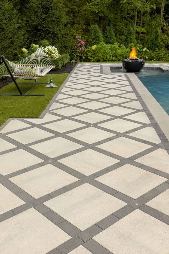 Diamond Pool Paver